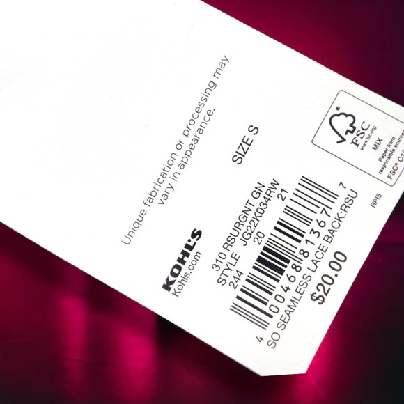 So Seamless lace back cami - Picture 7 of 7